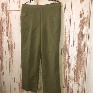 Green corduroy pants Alfred Dunner
